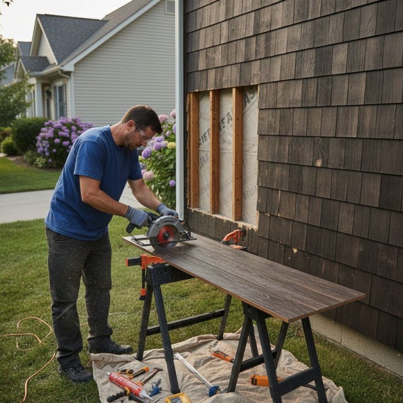 Wood Cladding Repair detail